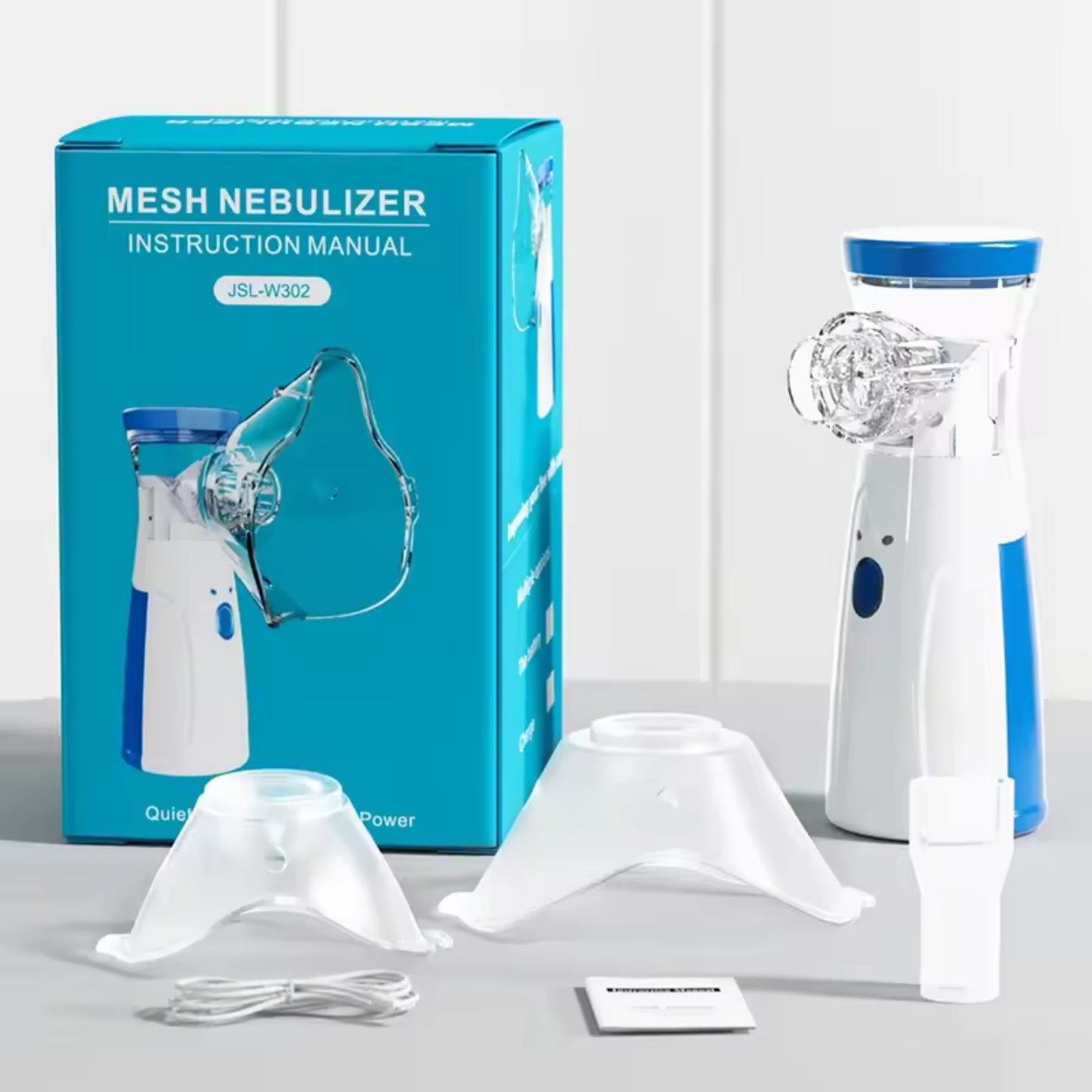 Taşınabilir Mesh Nebulizer – Çocuklar ve Yetişkinler İçin Sessiz ve Etkili Buhar Makinesi