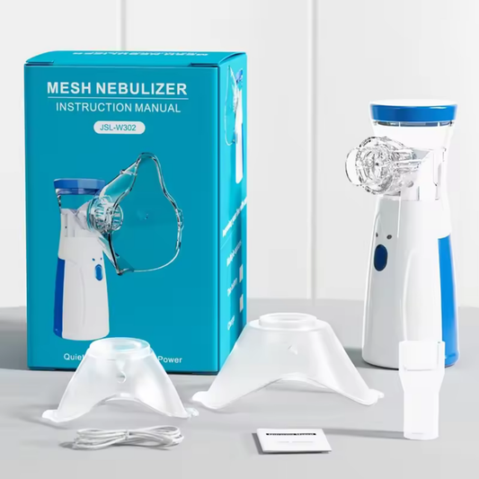 Taşınabilir Mesh Nebulizer – Çocuklar ve Yetişkinler İçin Sessiz ve Etkili Buhar Makinesi